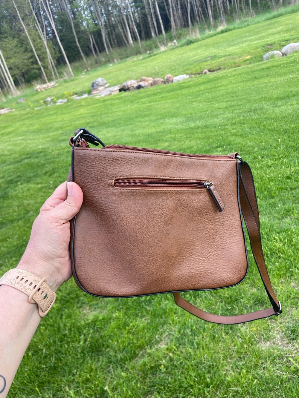 Roots 73 Brown Cross Body Bag - Picture 3 of 7